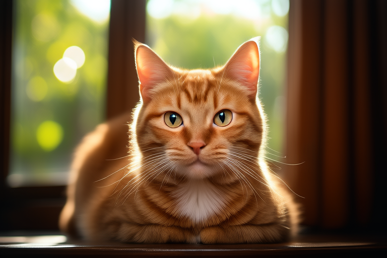 Adorable Moments with Your Furry Orange Companion