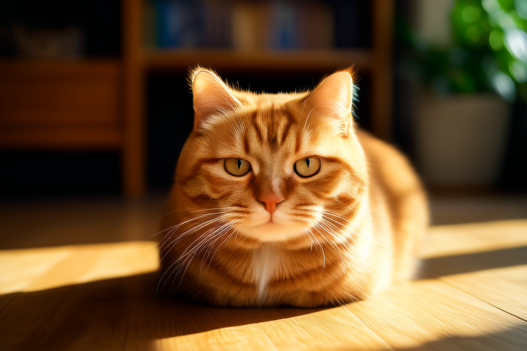 Golden Dreams: A Day in the Life of a British Shorthair Golden